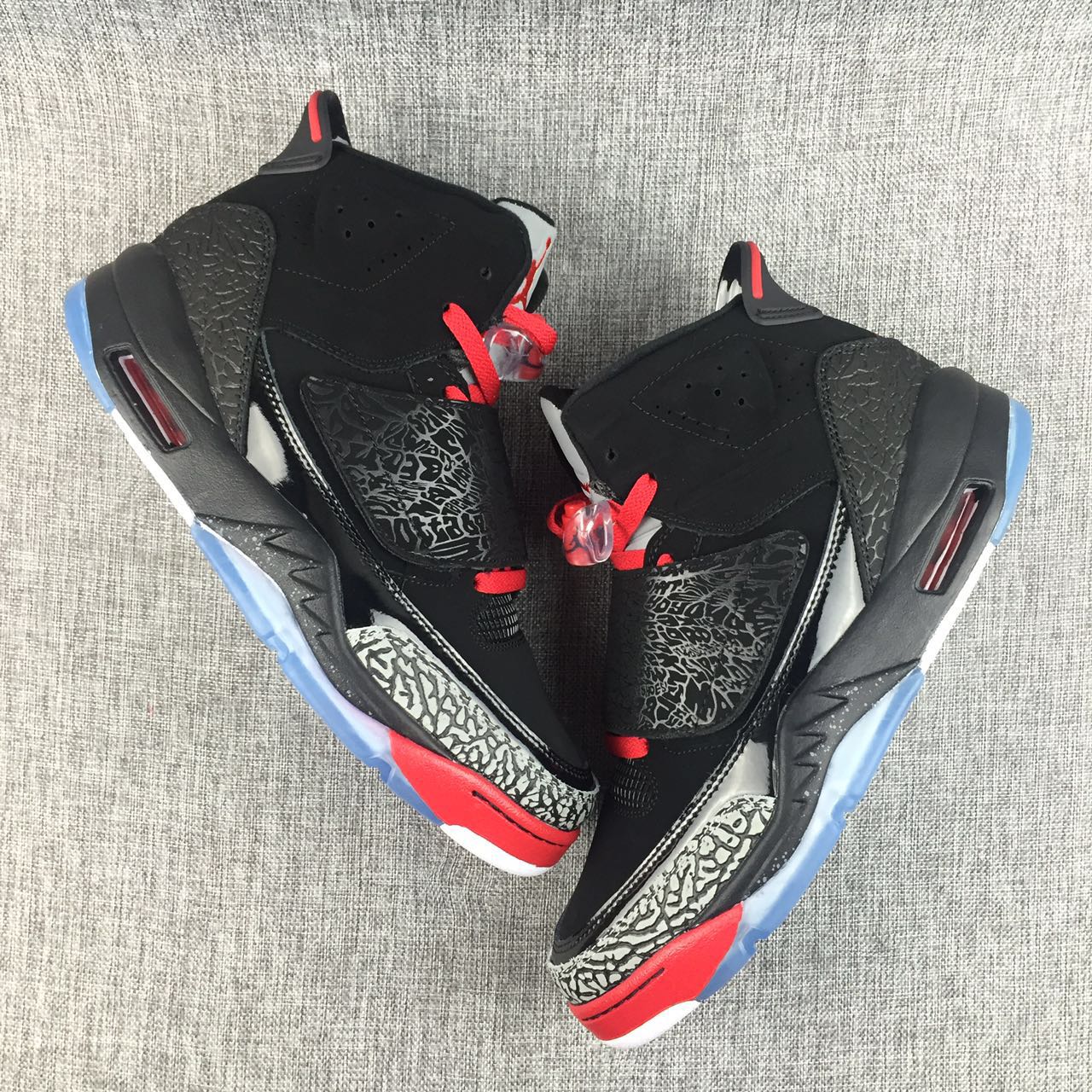 New Air Jordan 5.5 Black Red Grey Shoes - Click Image to Close